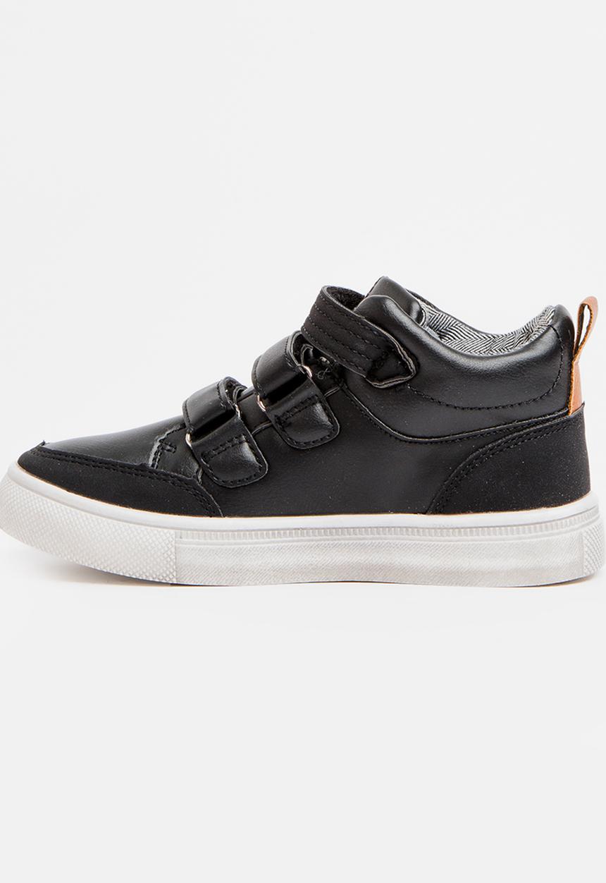Bubblegummers - Velcro Strap Sneakers Black