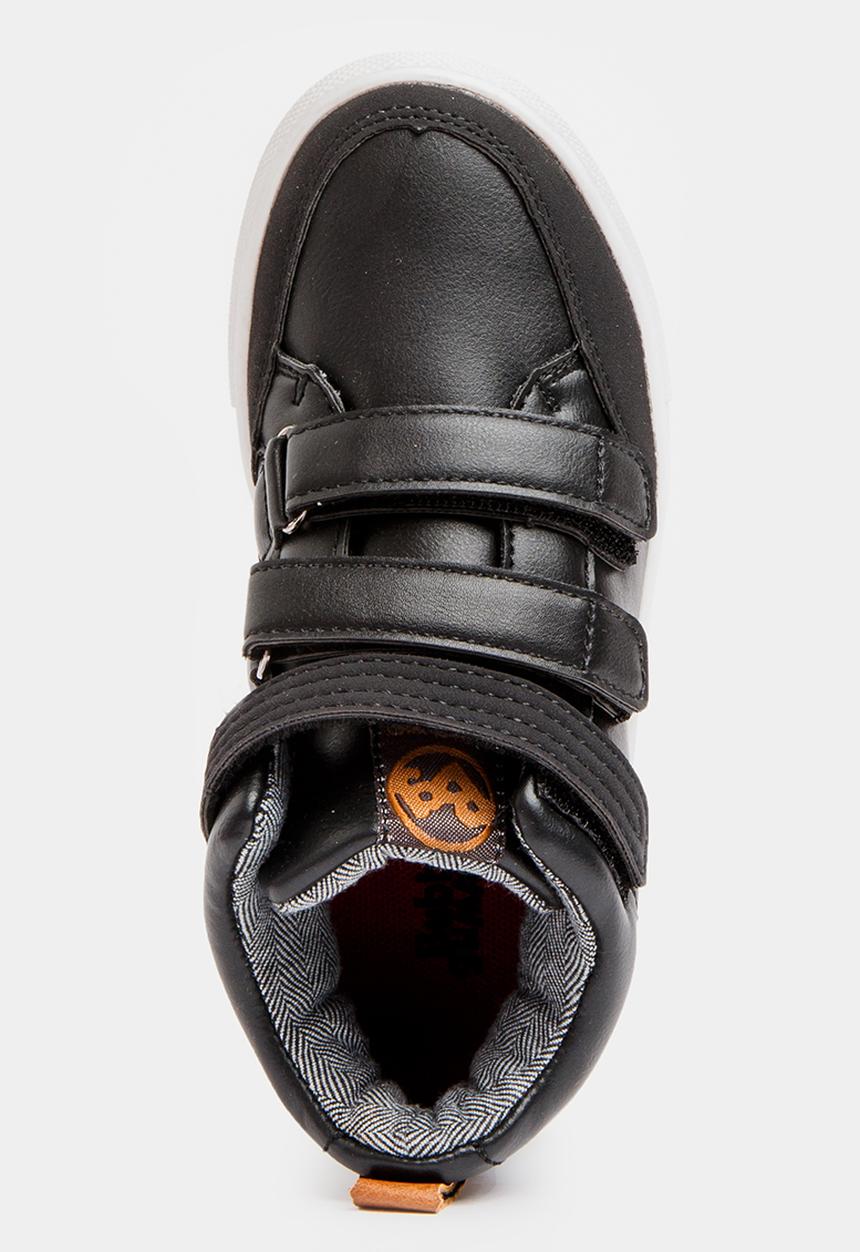 Bubblegummers - Velcro Strap Sneakers Black