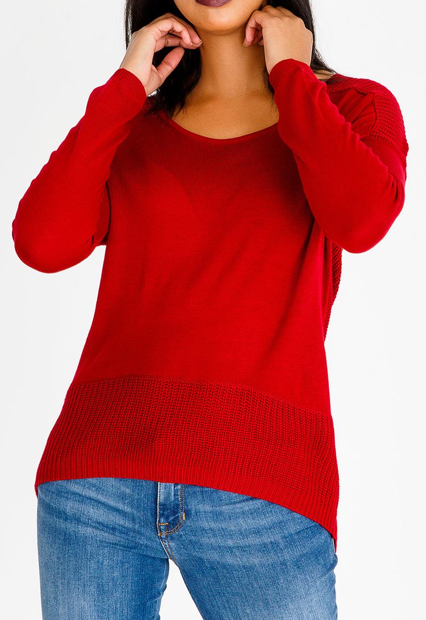 Revenge - Long Sleeve Top Red
