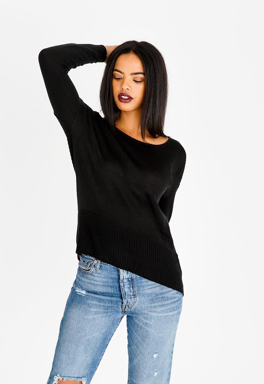 Revenge - Long Sleeve Top Black
