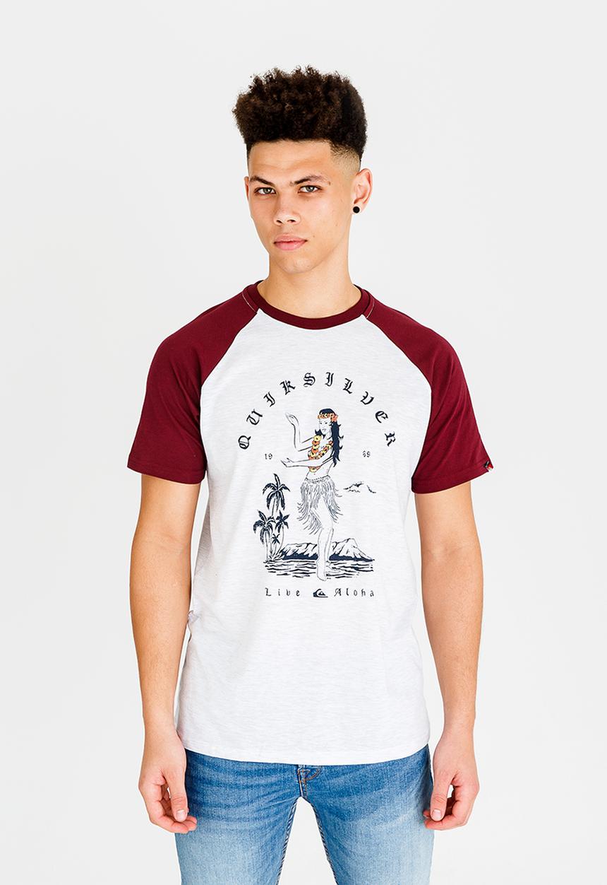 Quiksilver - Take Me Home Printed Tshirt White
