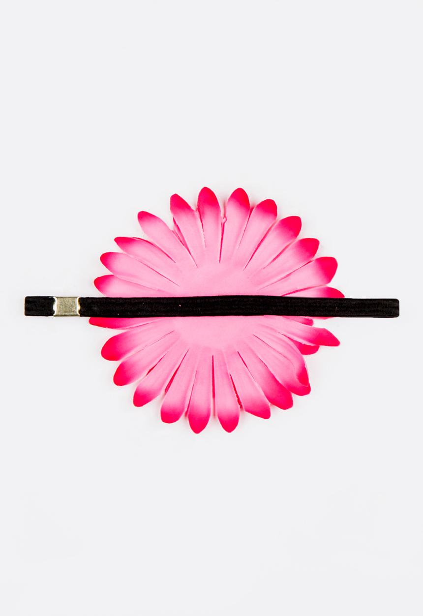 Jewels and Lace - Flower  Headband Dark Pink
