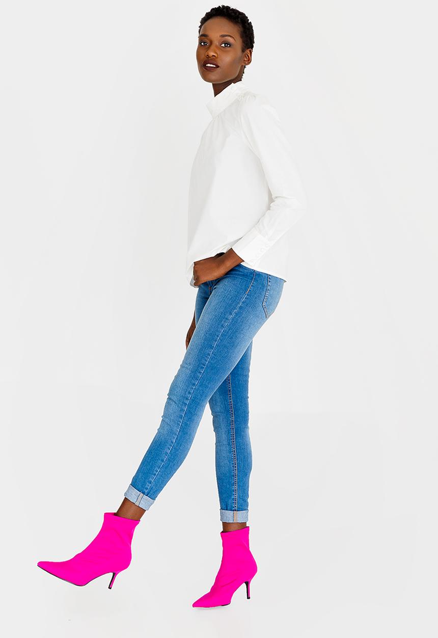 Vero Moda - Button Detail Shirt White