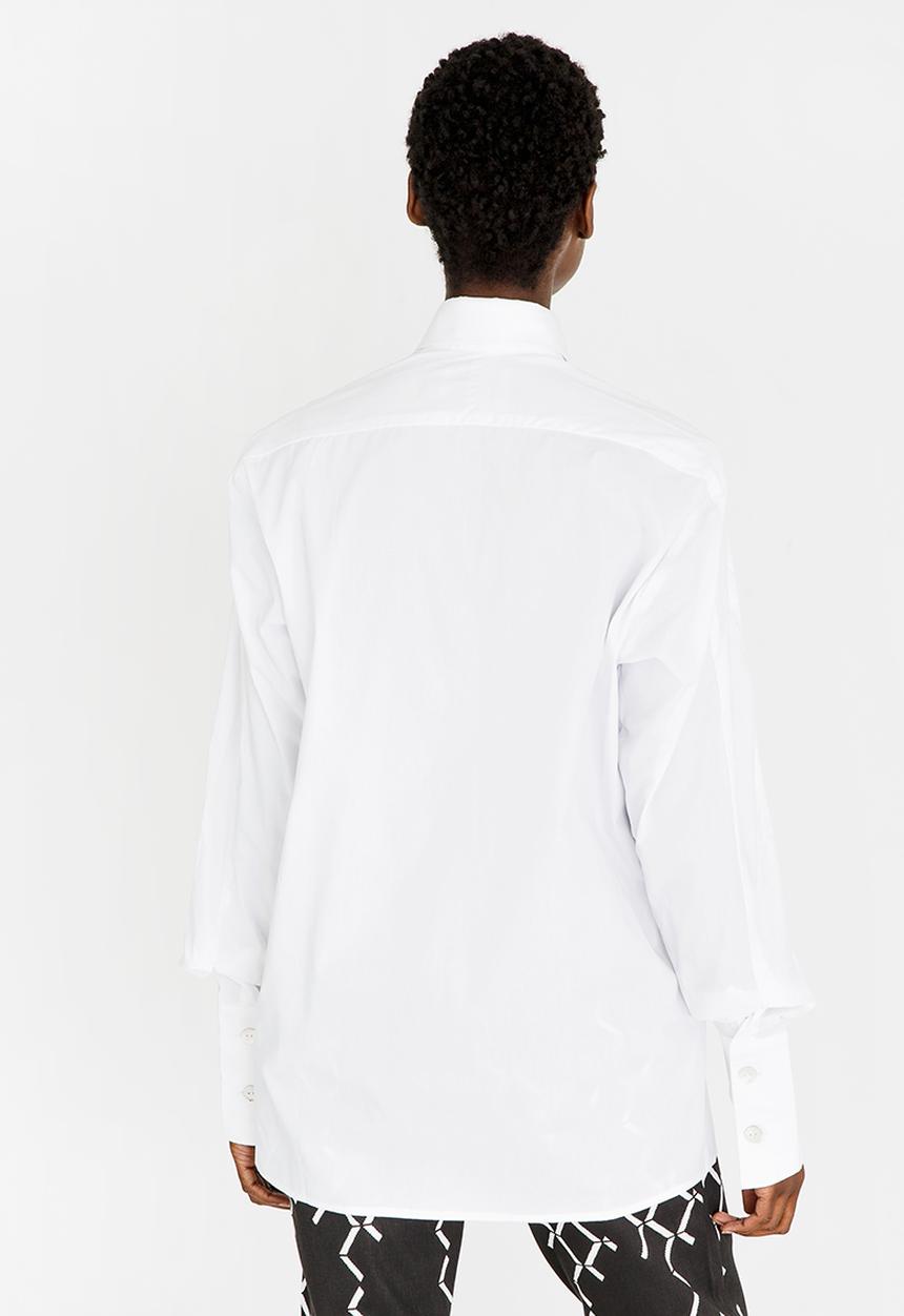 Chulaap - Shirt with Tie Detail White