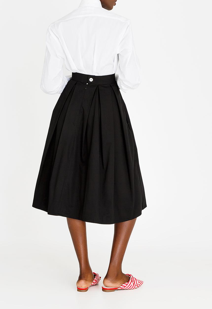 Chulaap - 50s Midi Skirt Black