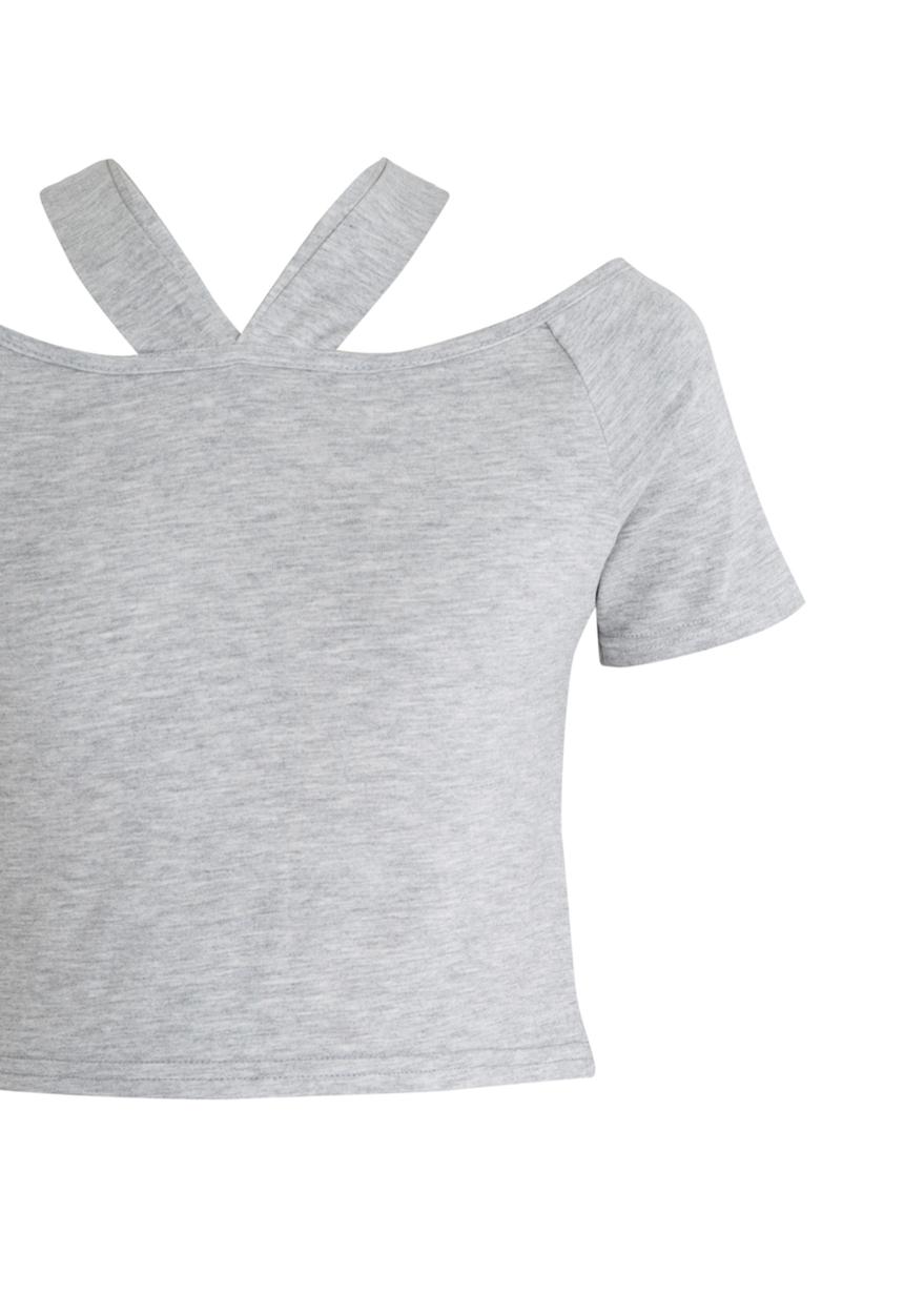 Rebel Republic - Crop Top Grey