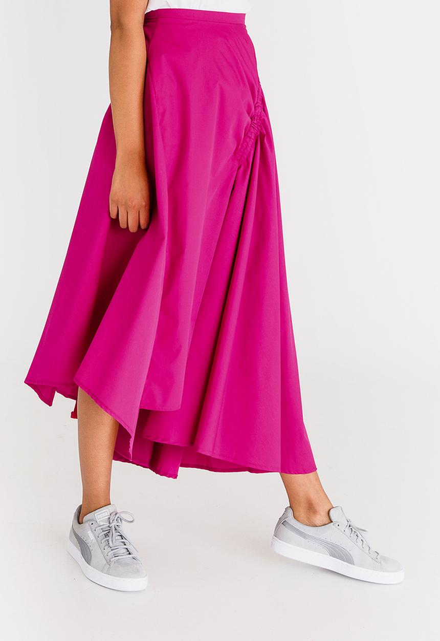 STYLE REPUBLIC - Asymmetrical Skirt Magenta