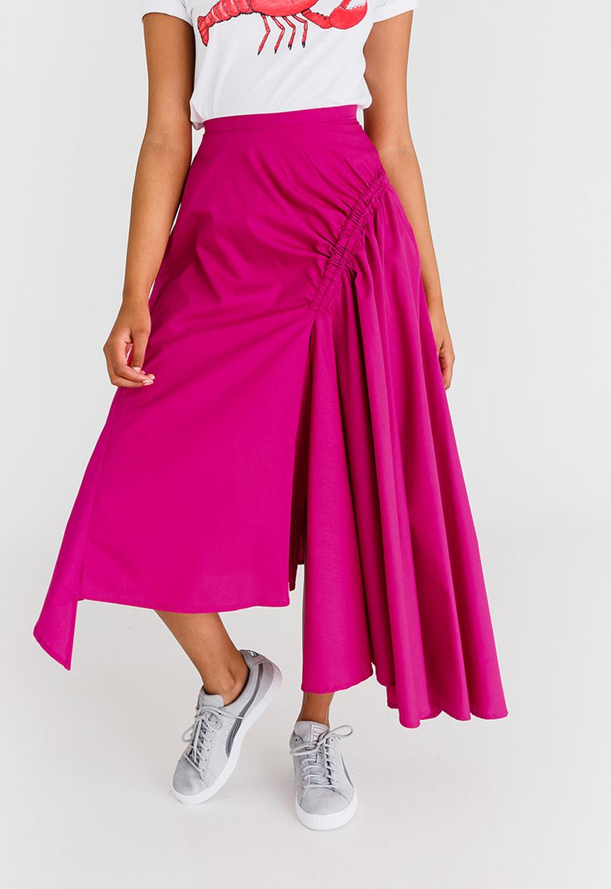 STYLE REPUBLIC - Asymmetrical Skirt Magenta