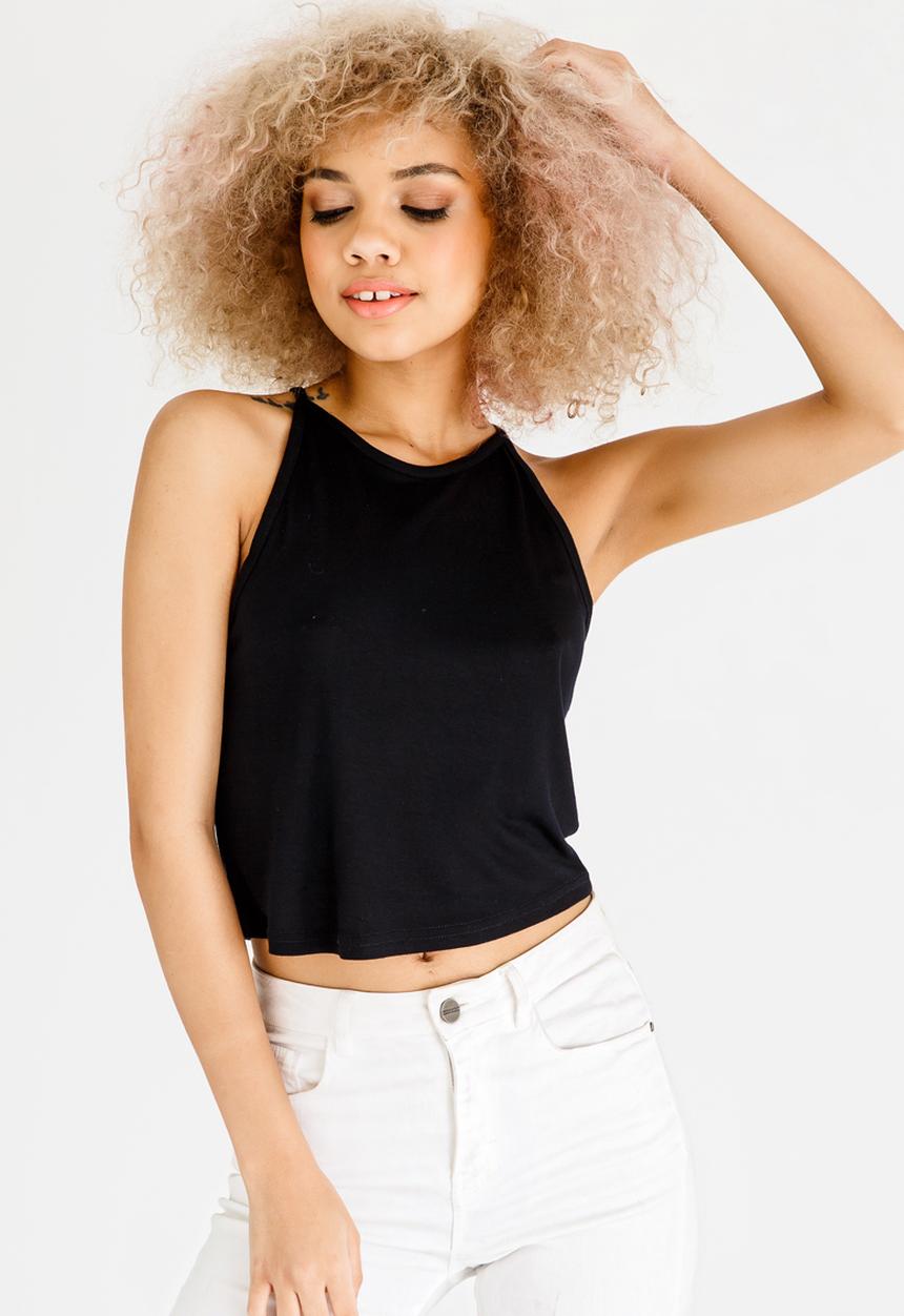 c(inch) - Basic Tank Top Black