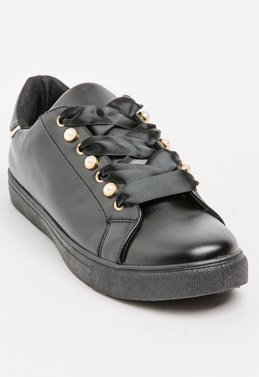 Awol - Pearl Detail Sneakers Black