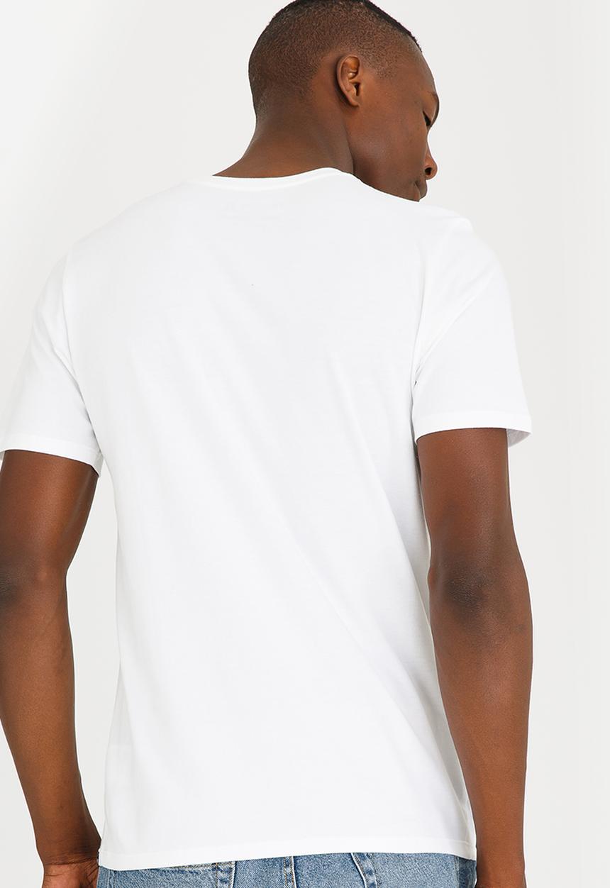 Hurley - Icon Slash Push Through T Shirt White