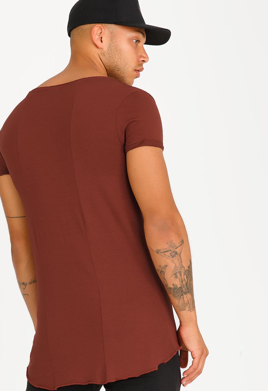 STYLE REPUBLIC - Rebel Crew Neck  Tee Rust