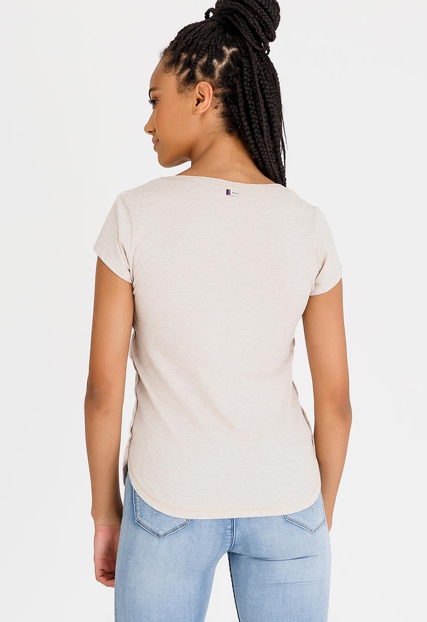 Roxy - Diamond In the Rough Tee Beige