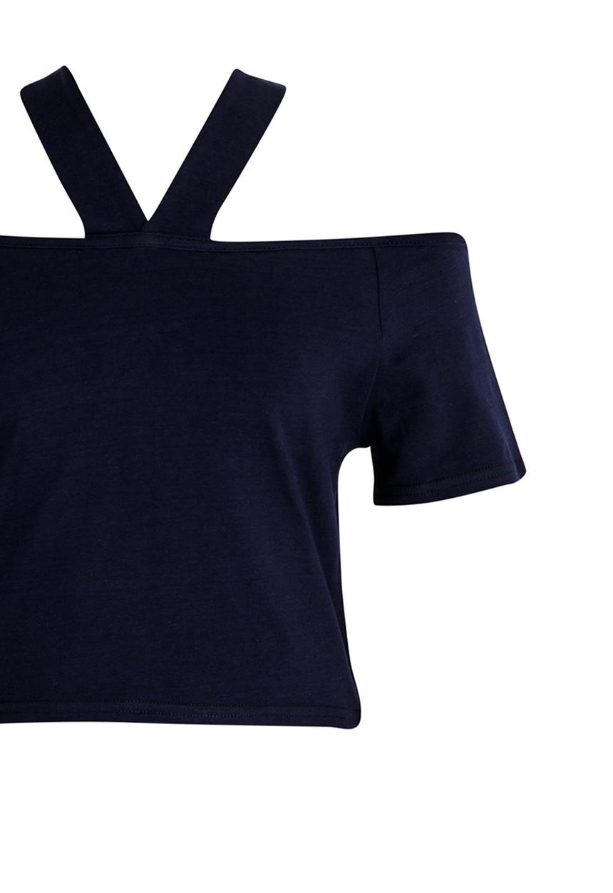 Rebel Republic - Crop Top Navy