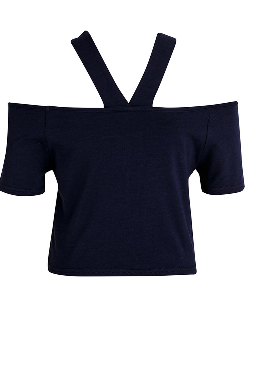 Rebel Republic - Crop Top Navy