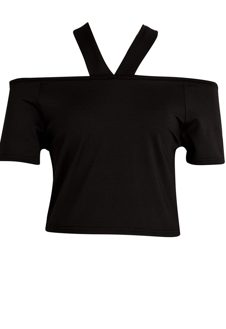 Rebel Republic - Crop Top Black