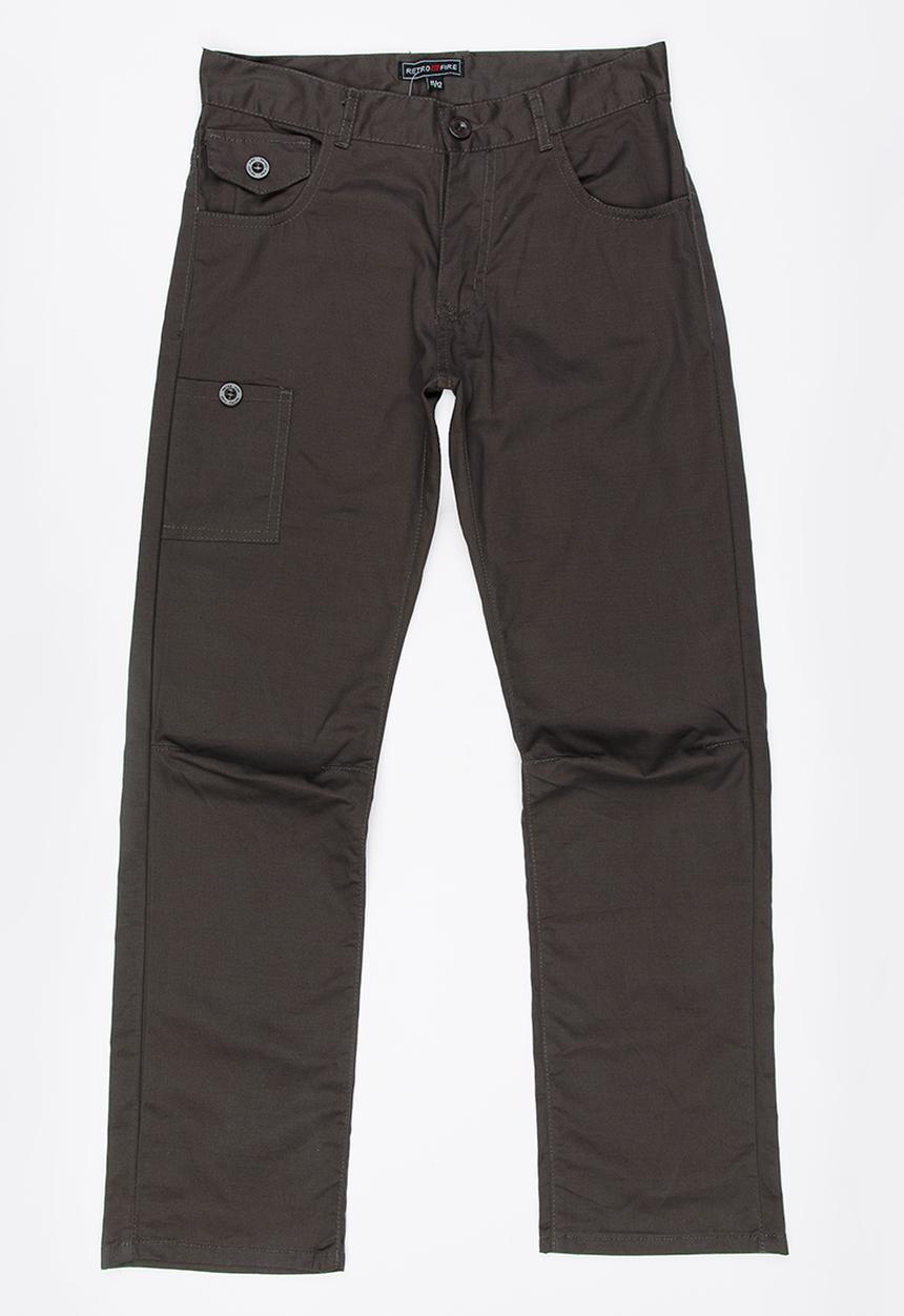 Retro Fire - Boys Twill Jeans Taupe