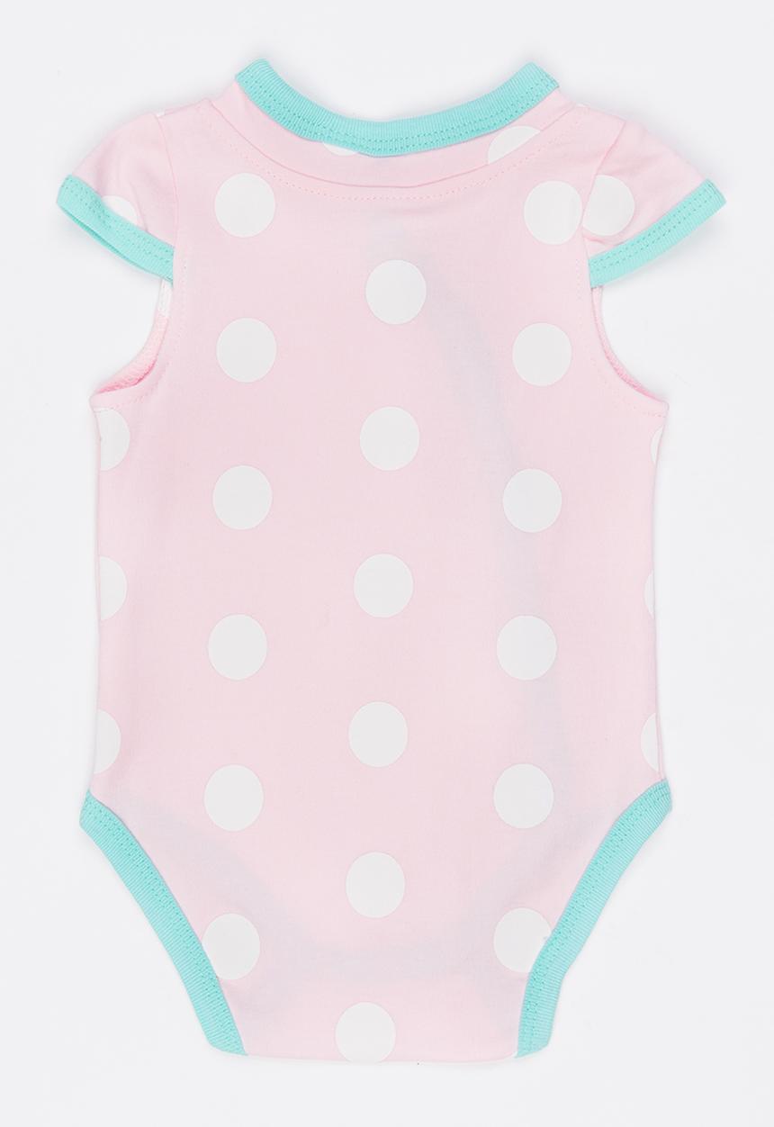 Pop Candy - Shortsleeve Bodysuit Pale Pink