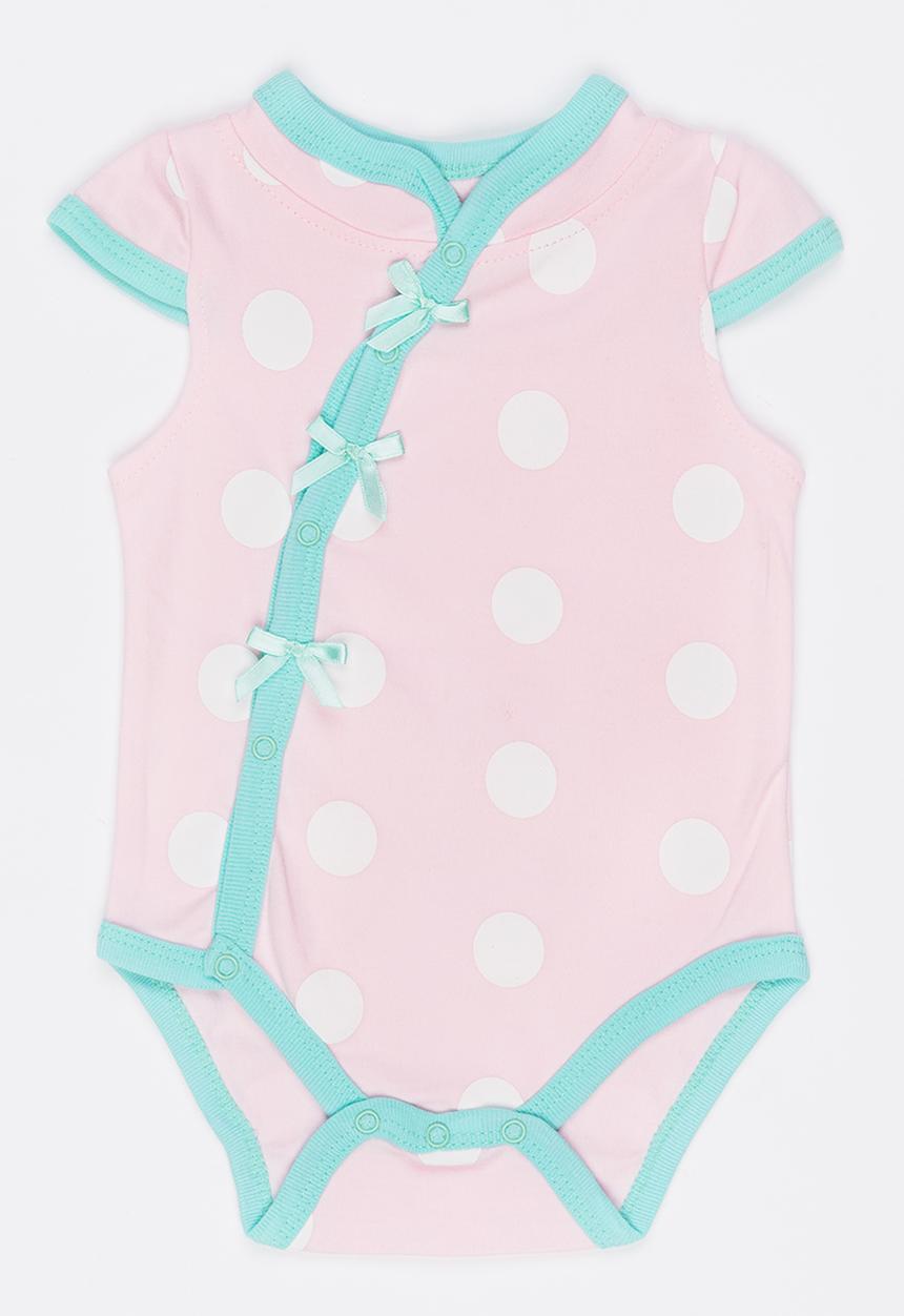 Pop Candy - Shortsleeve Bodysuit Pale Pink