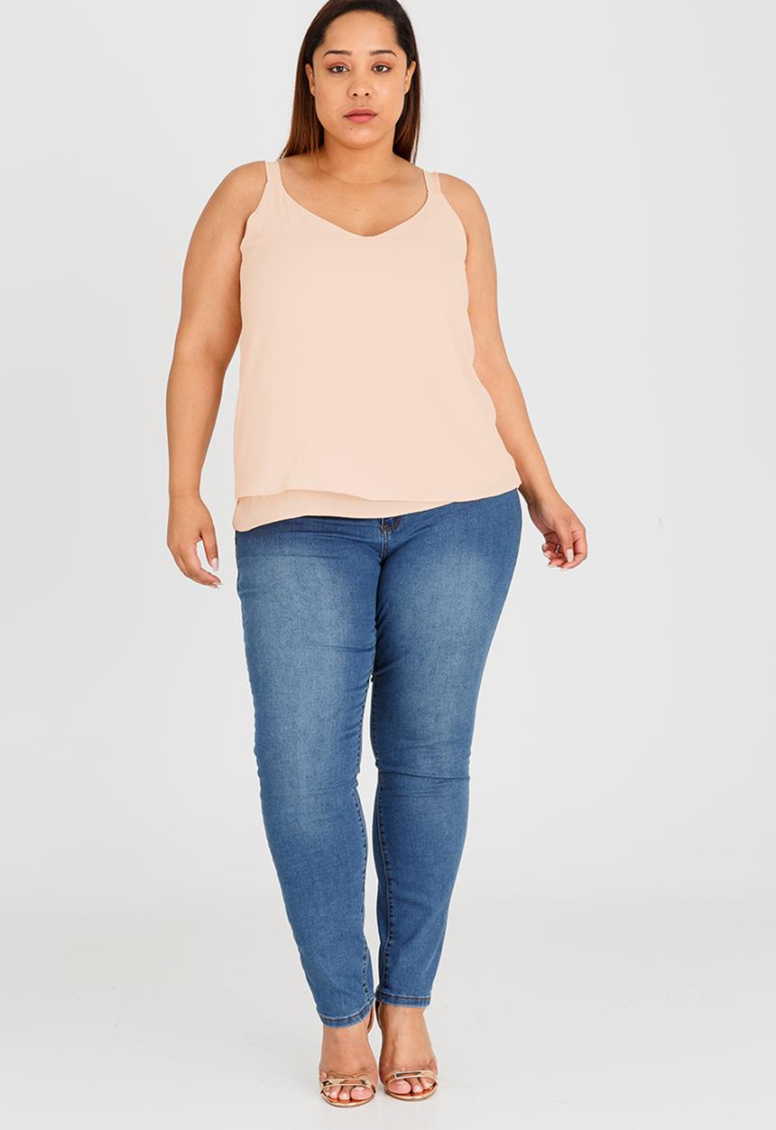 edit Plus - Woven Cami Peach