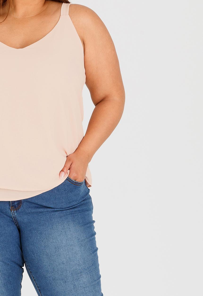 edit Plus - Woven Cami Peach