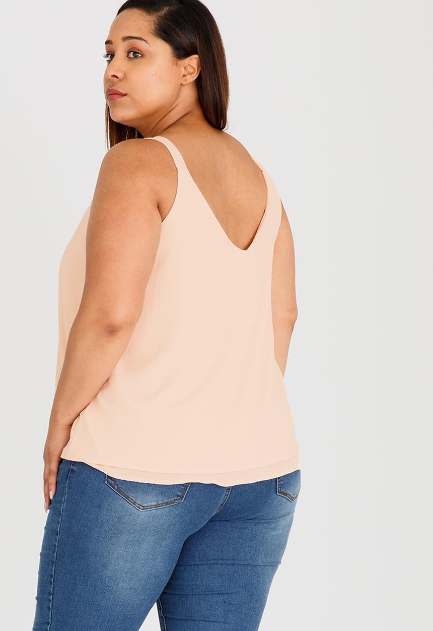 edit Plus - Woven Cami Peach