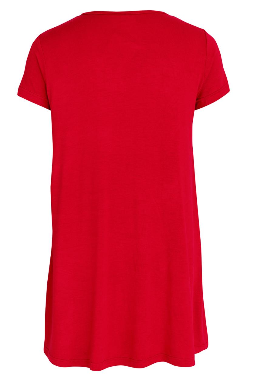 Rebel Republic - Criss Cross Front A-line Dress Red