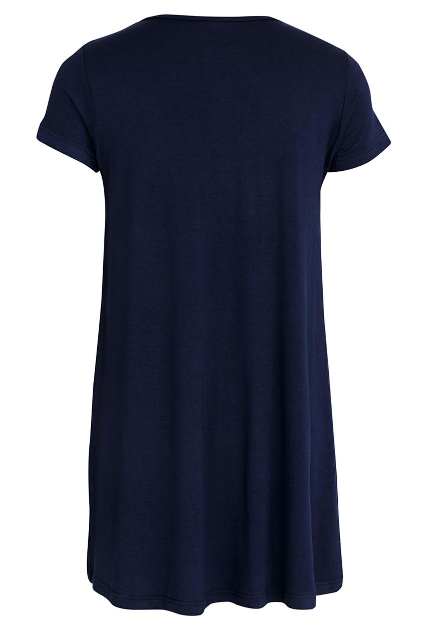 Rebel Republic - Criss Cross Front A-line Dress Navy