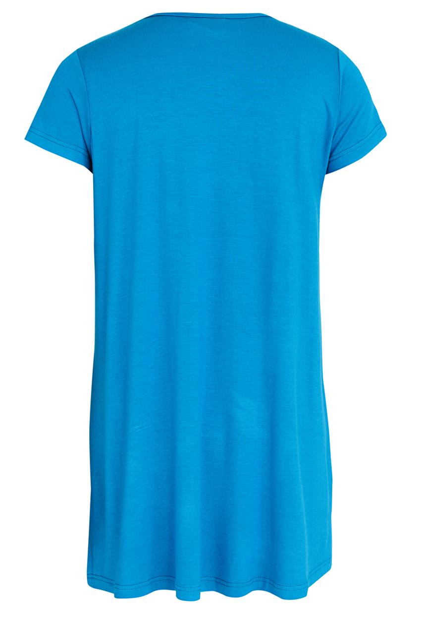 Rebel Republic - Criss Cross Front A-line Dress Mid Blue
