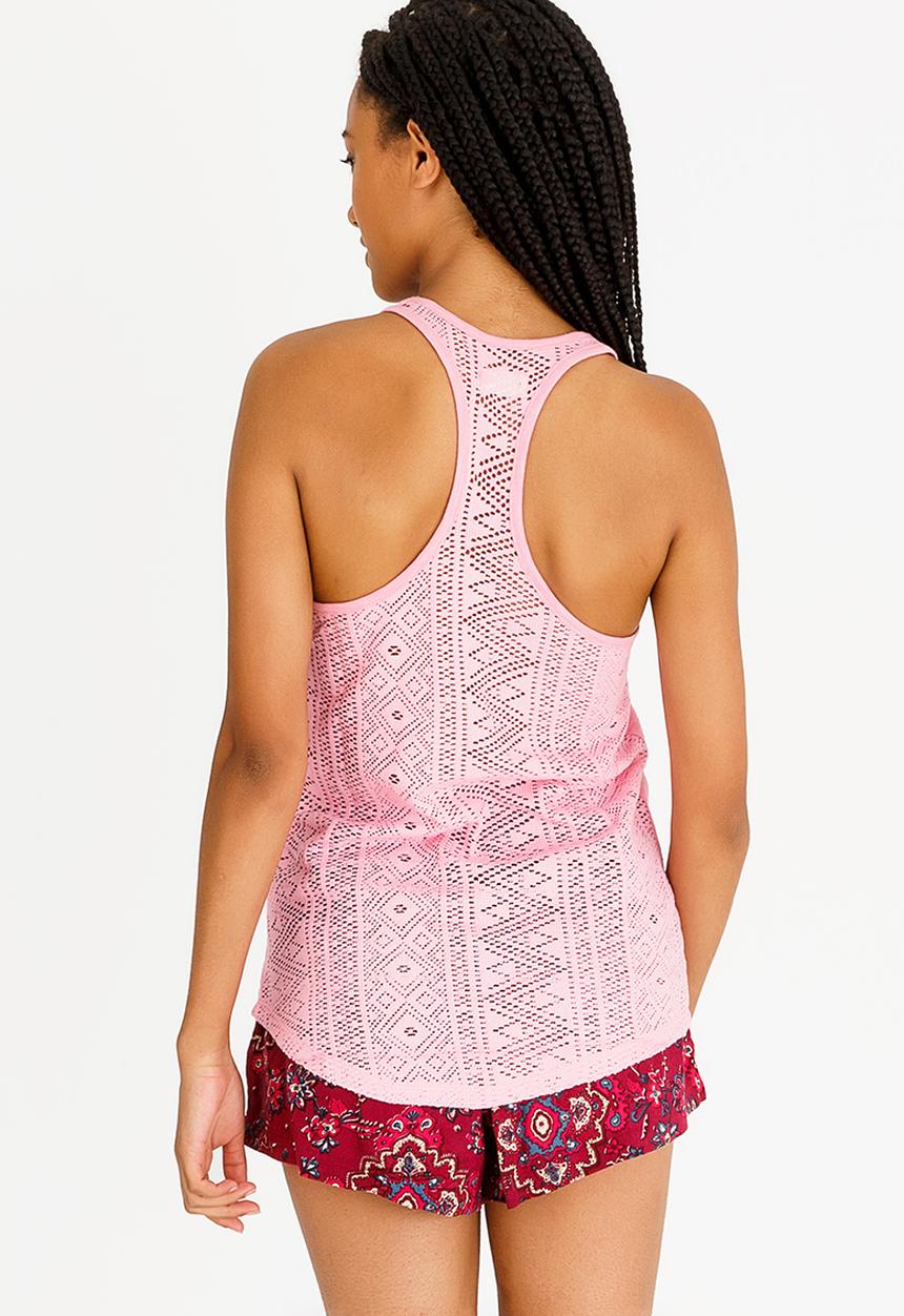 Lizzy - Larkin Vest Mid Pink