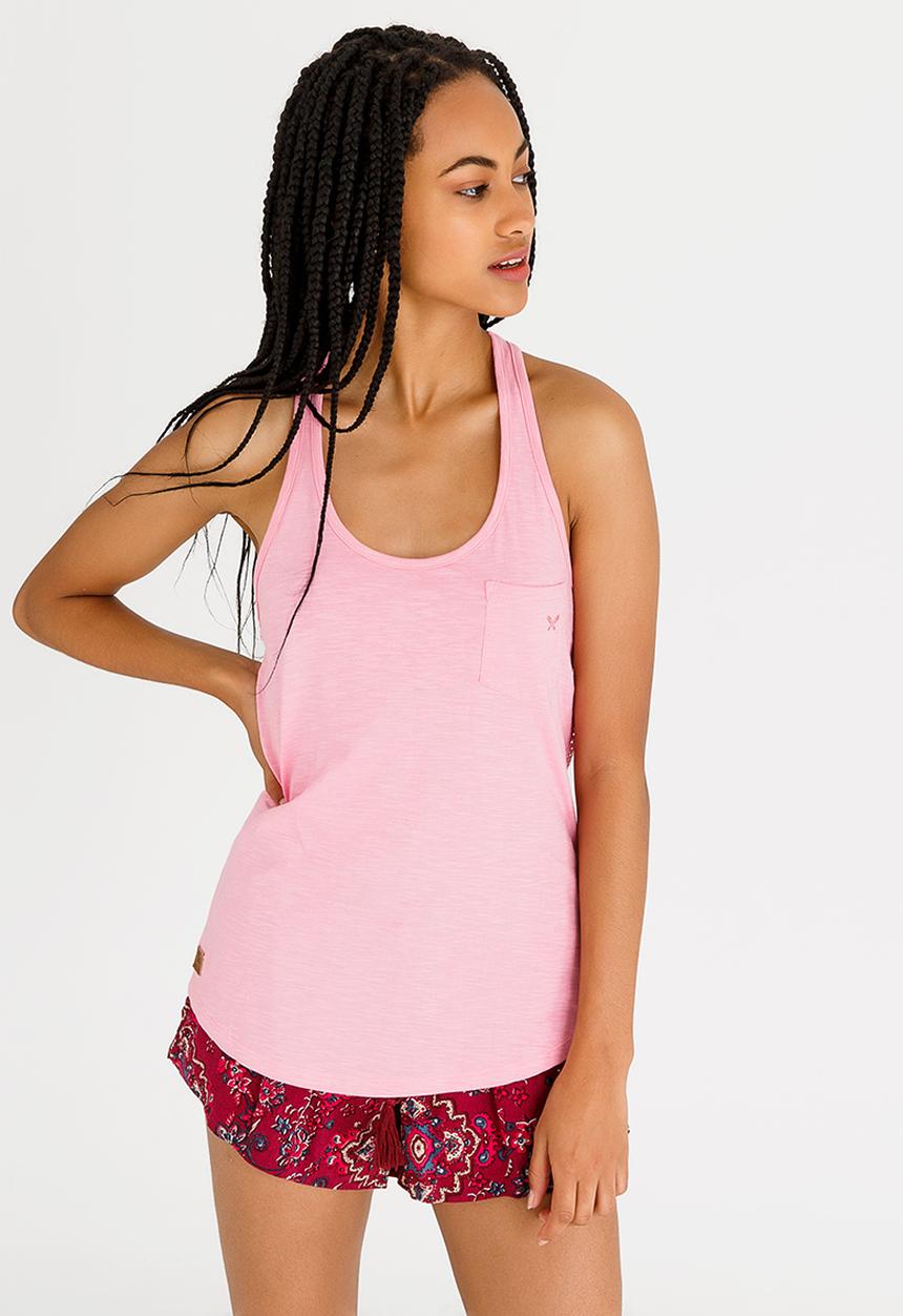 Lizzy - Larkin Vest Mid Pink
