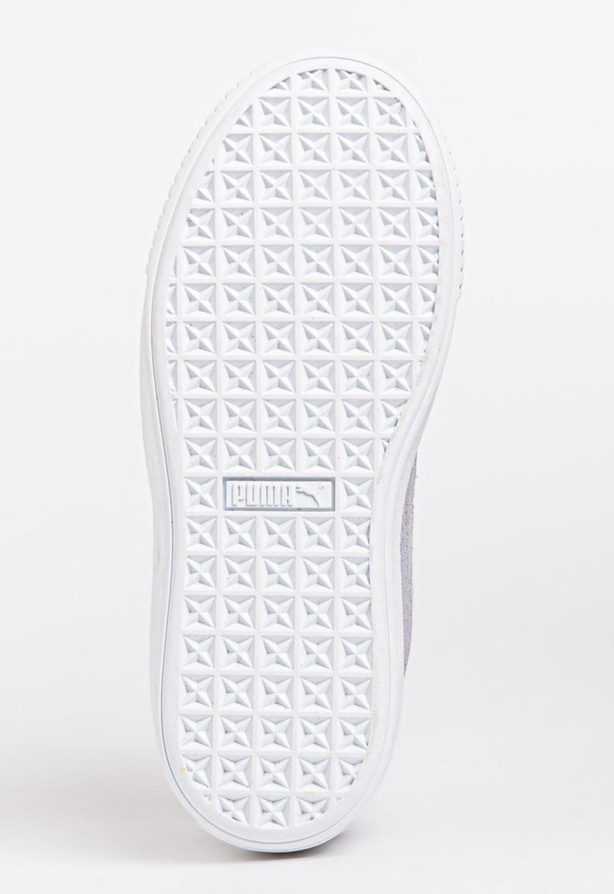 PUMA - Suede Platform Glam Silver