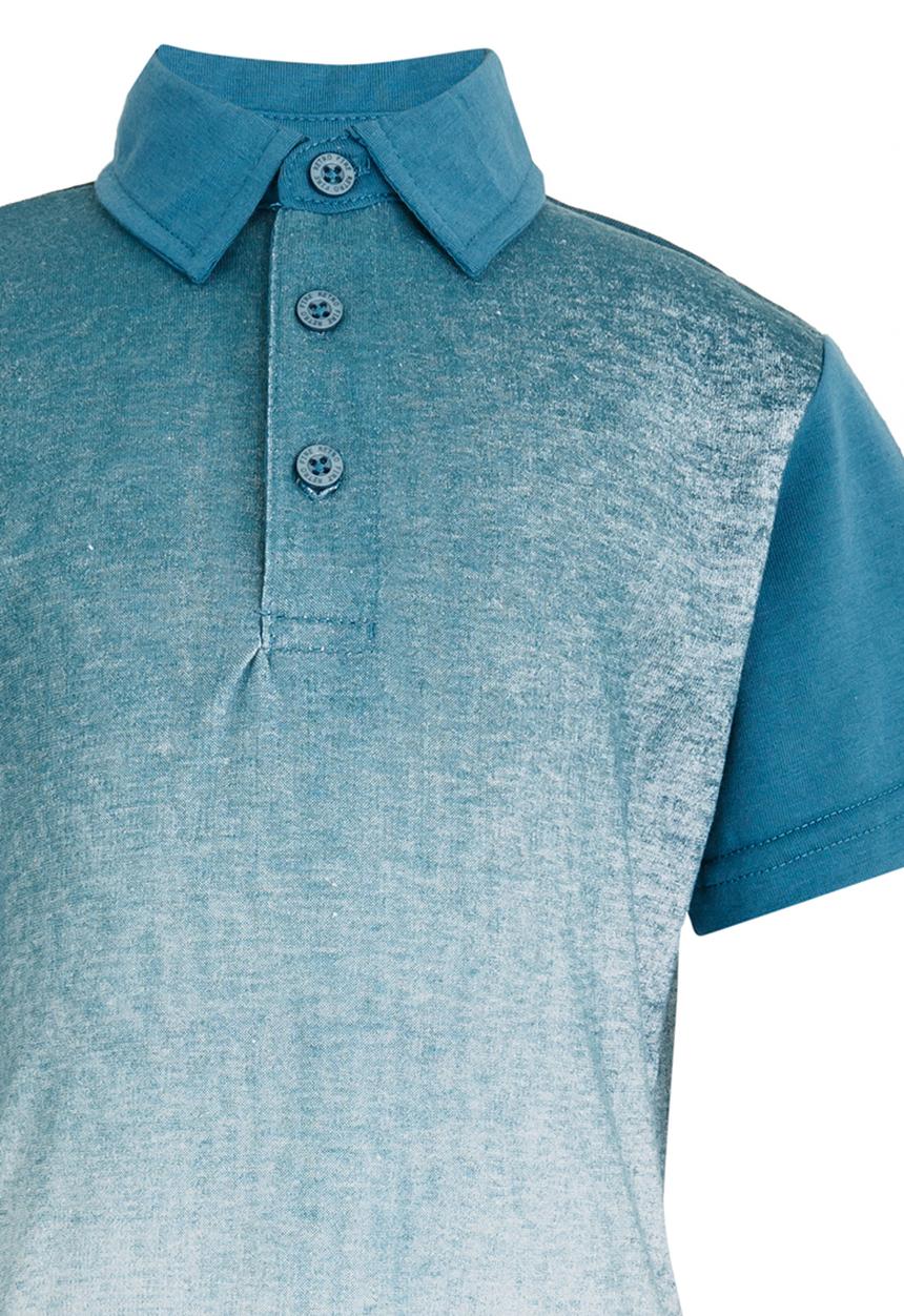 Retro Fire - Boys Golfer Blue