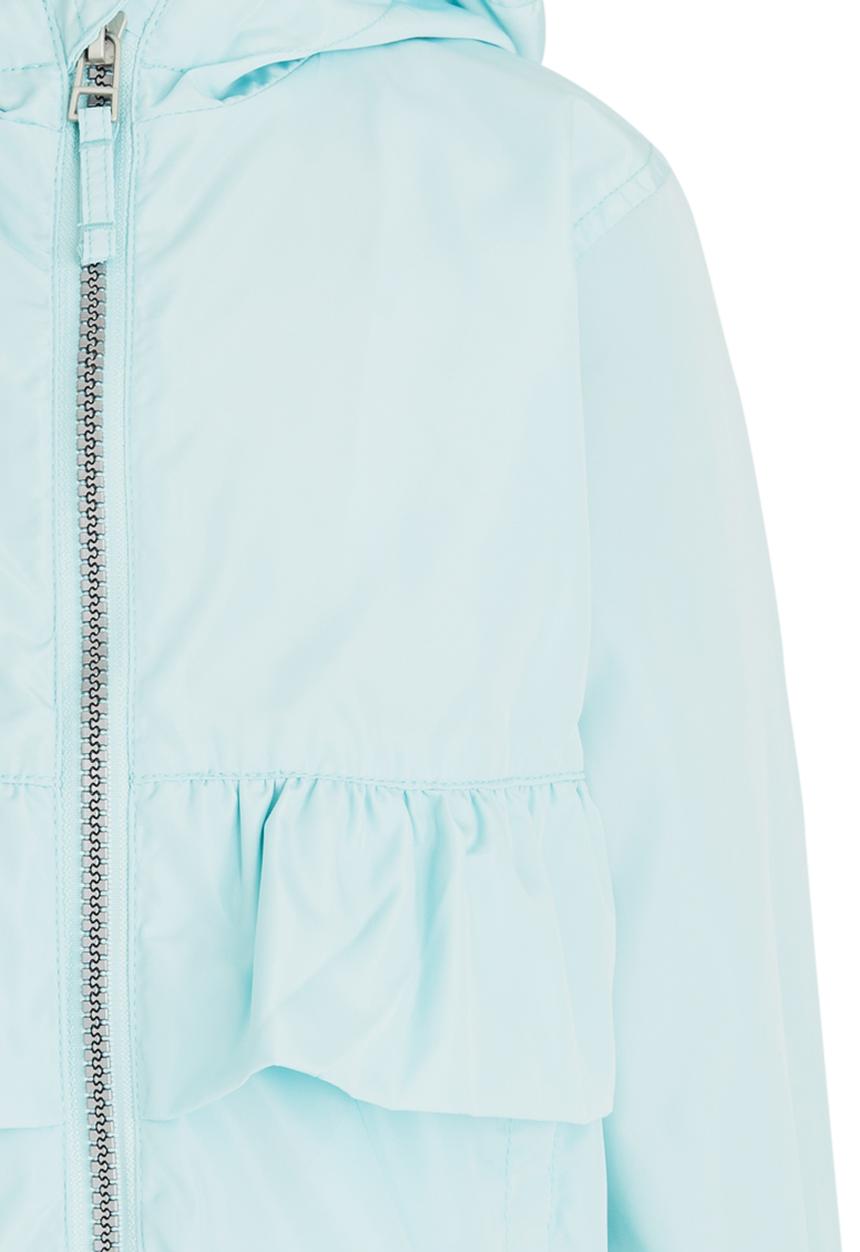 Pop Candy - Printed Hooded Jacket Pale Blue