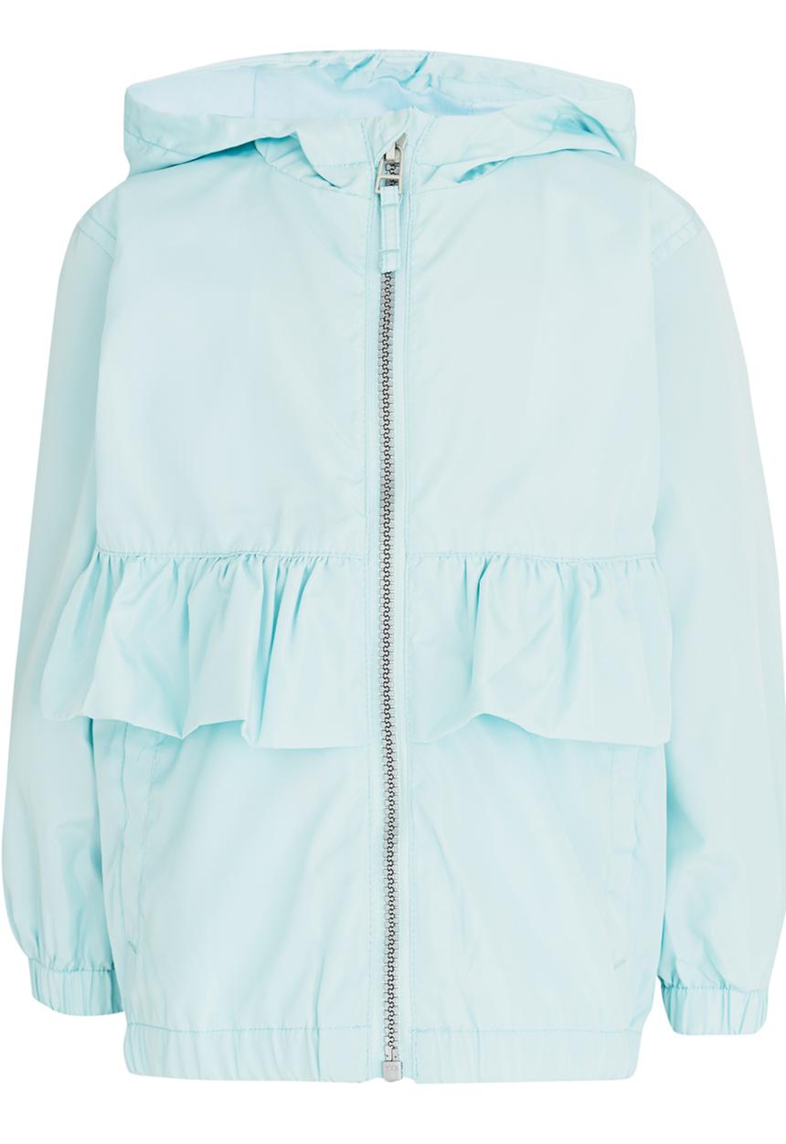 Pop Candy - Printed Hooded Jacket Pale Blue