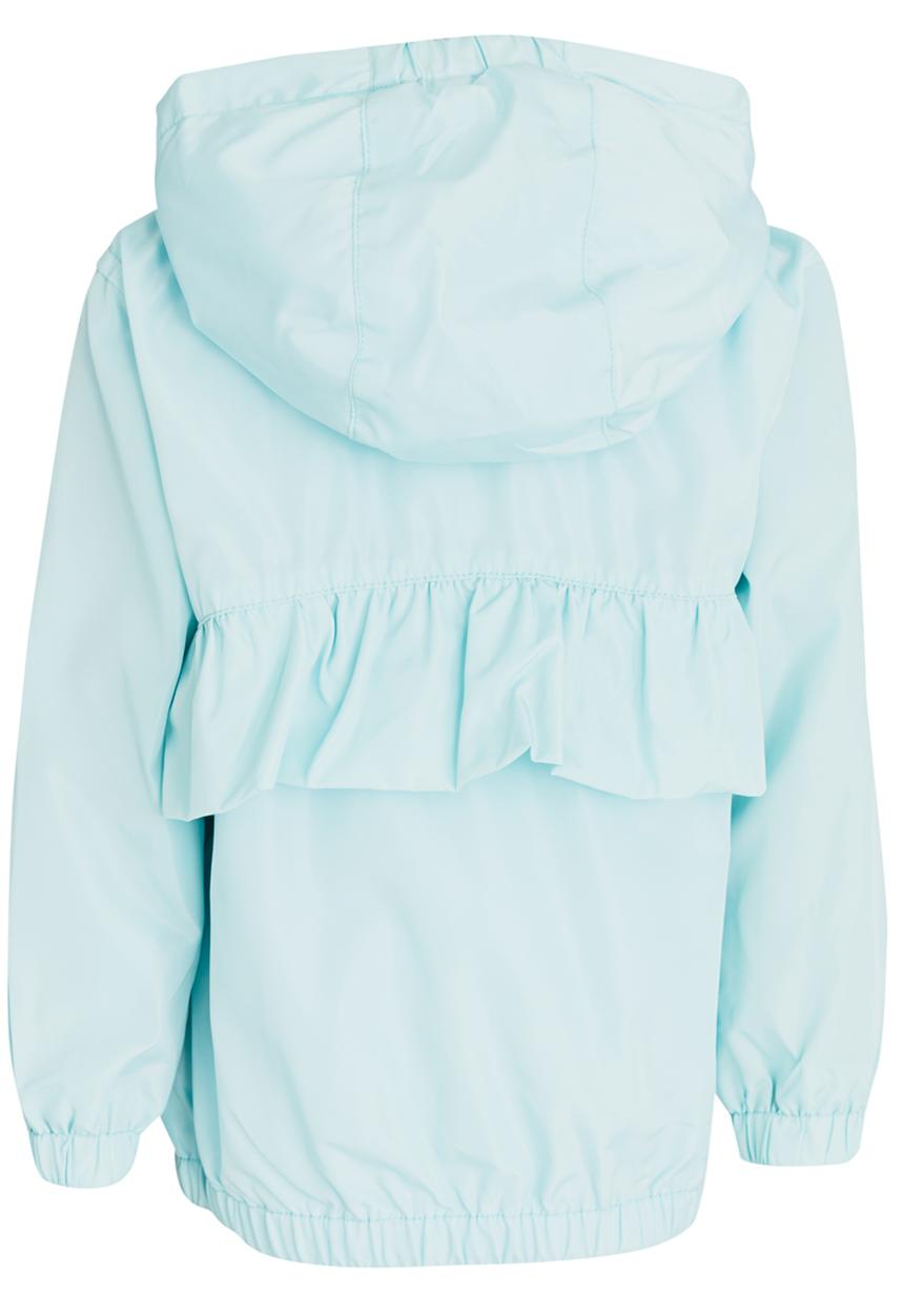 Pop Candy - Printed Hooded Jacket Pale Blue