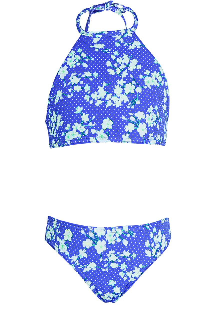 Sun Things - Halter Top & Basic Panty Set Dark Blue