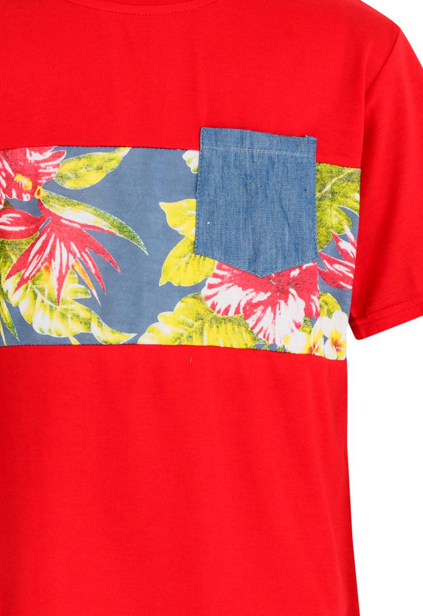 Retro Fire - Boys Tee Red