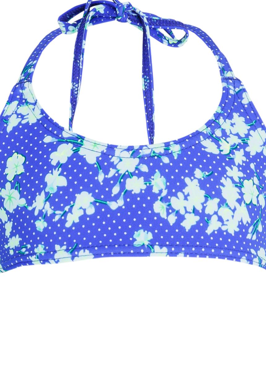 Sun Things - Strappy Bralet & Panty Set Dark Blue