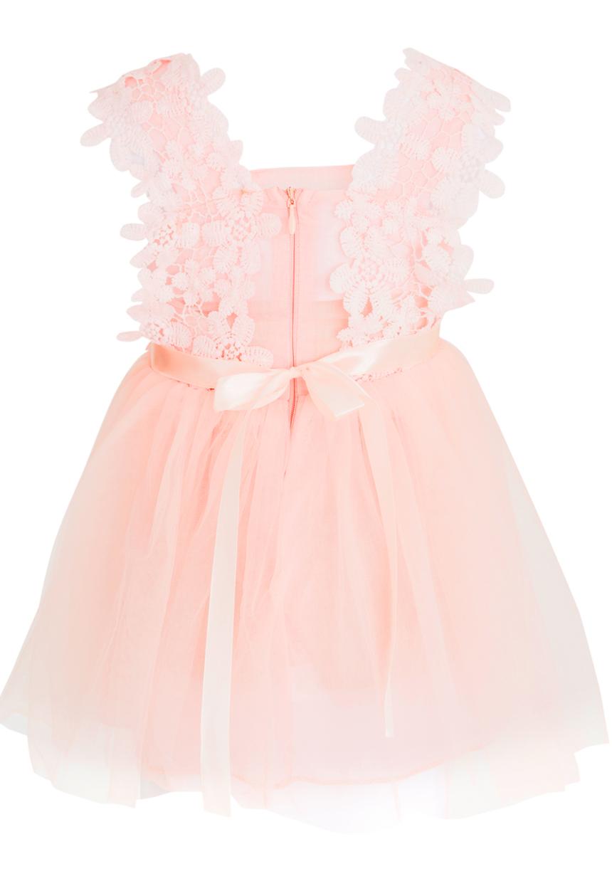 Pop Candy - Flower Princess Dress Pale Pink