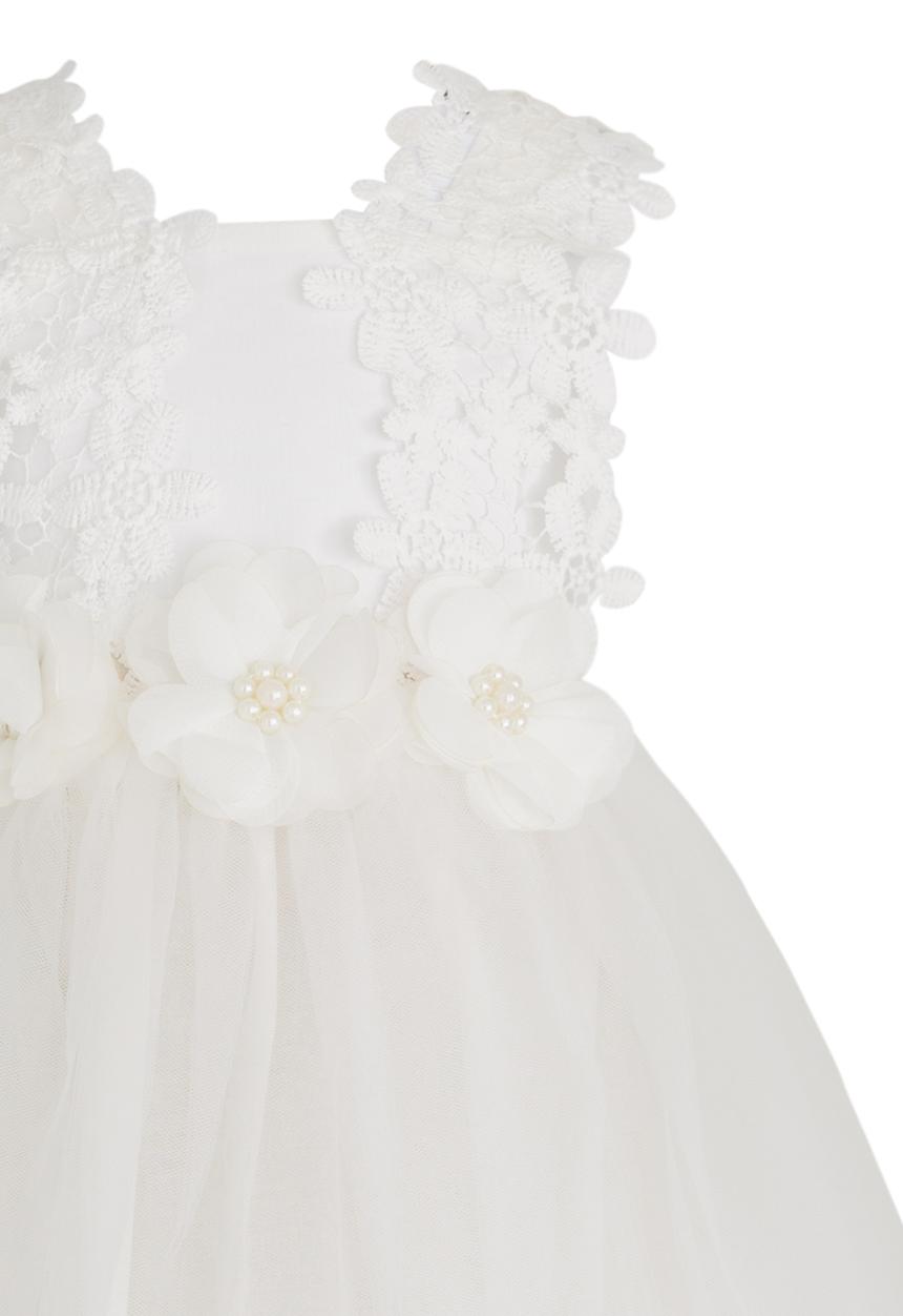 Pop Candy - Flower Princess Dress Off White