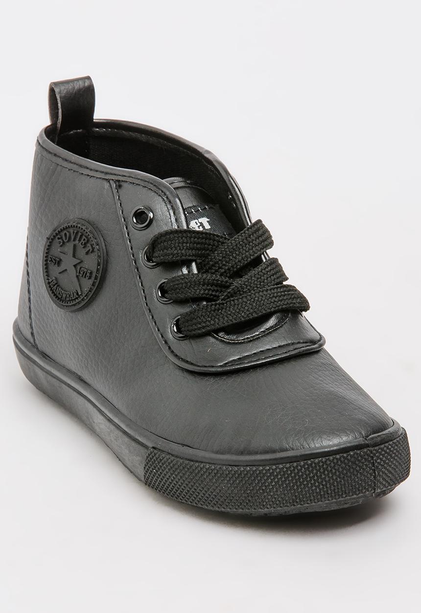 SOVIET - Callista Hi Sneaker Mono Black