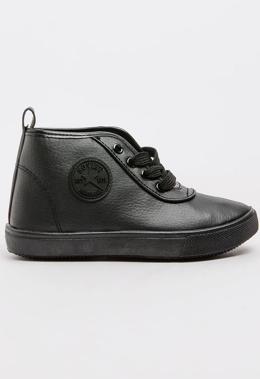 SOVIET - Callista Hi Sneaker Mono Black