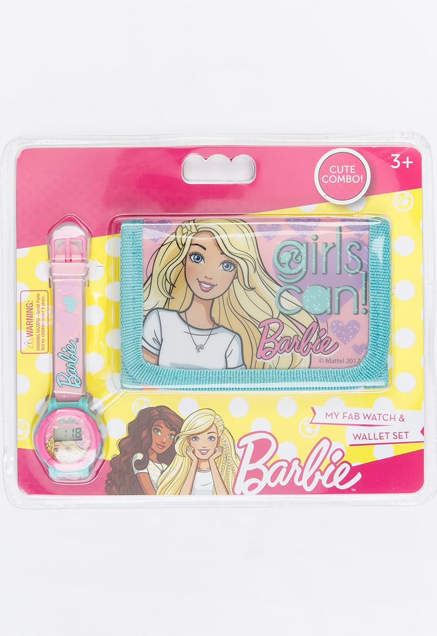 Character Fashion - Barbie Watch & Wallet Set Multi-colour