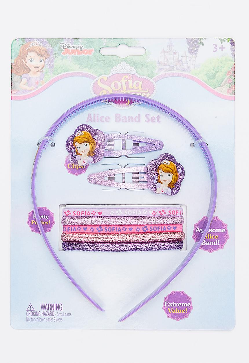 Character Fashion - Sofia The First Aliceband Set Mid Purple