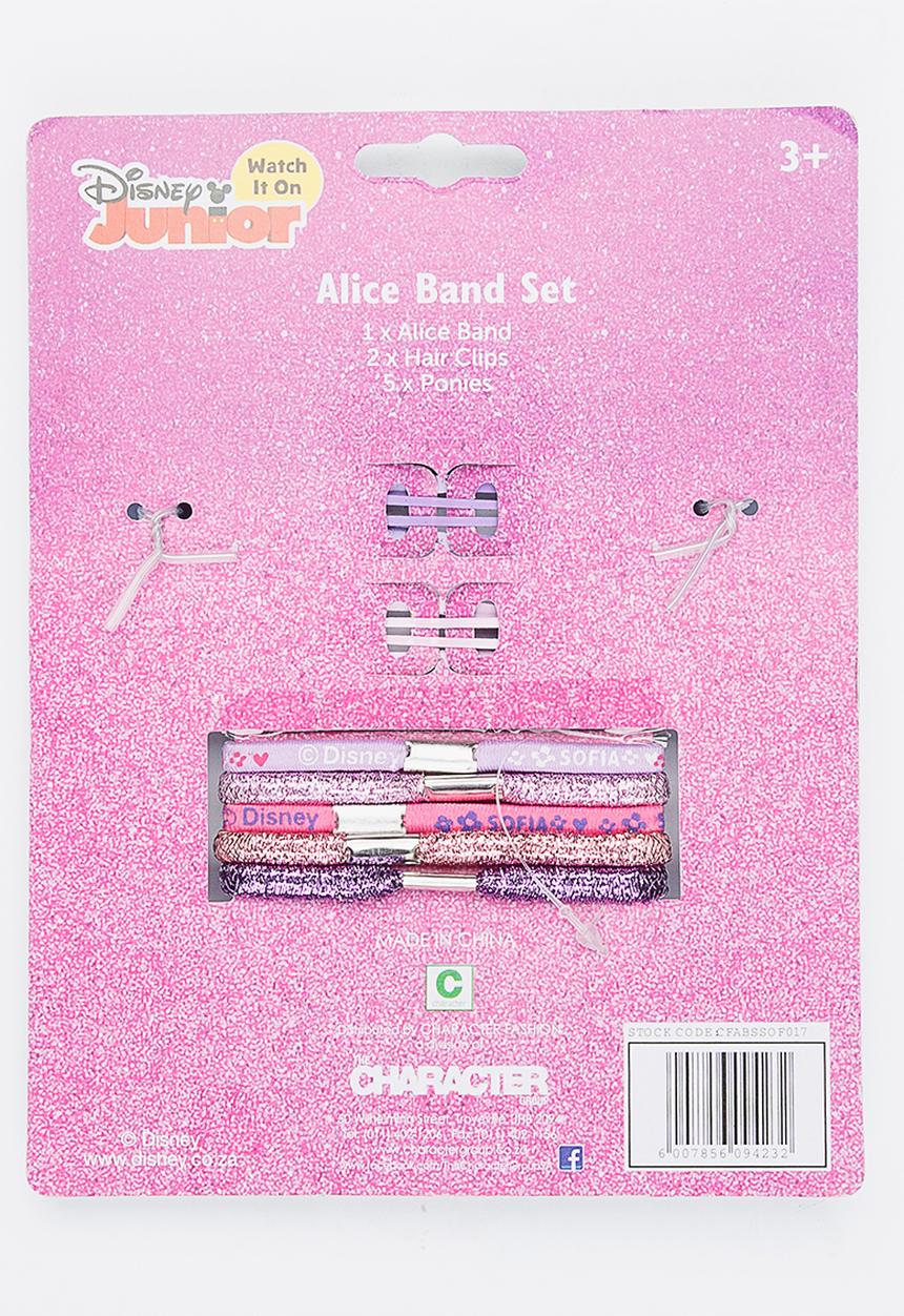 Character Fashion - Sofia The First Aliceband Set Mid Purple