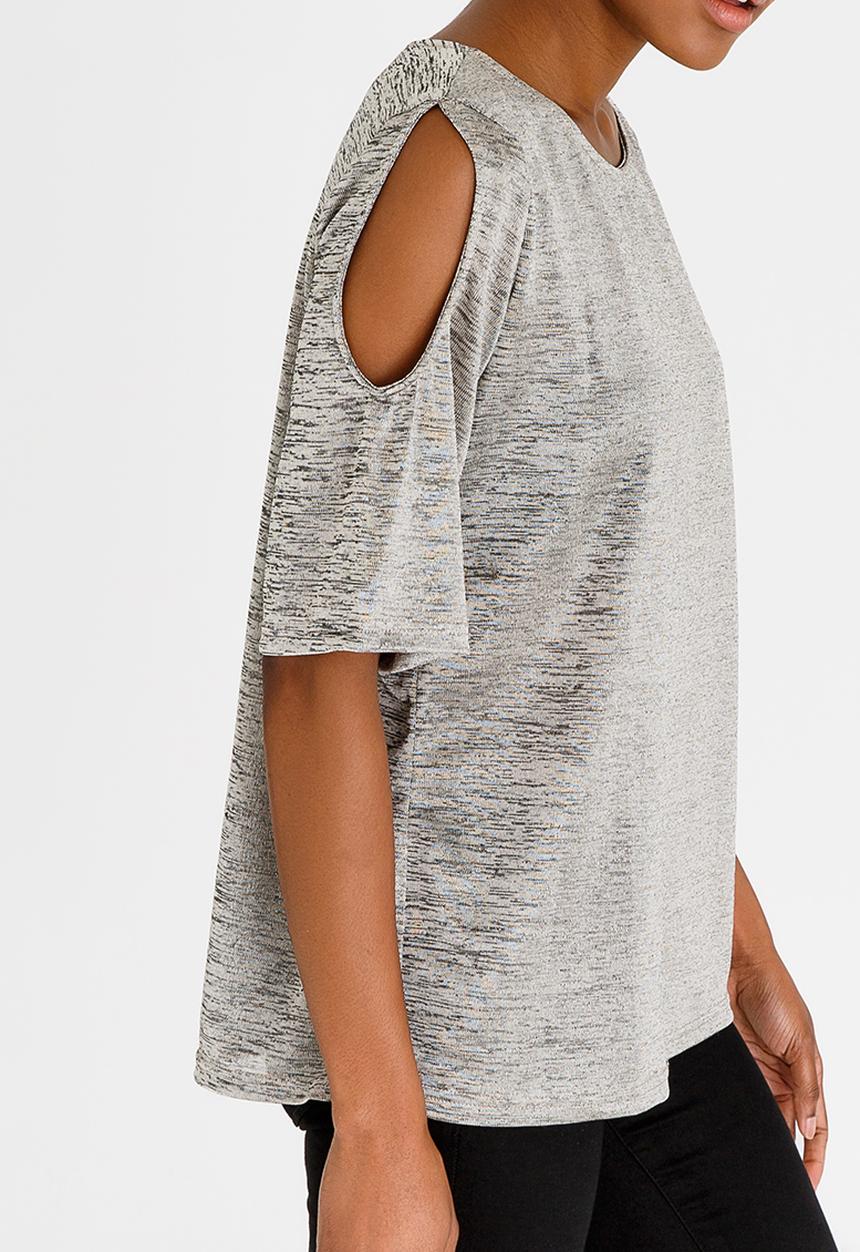 edit - Cold Shoulder Top Stone