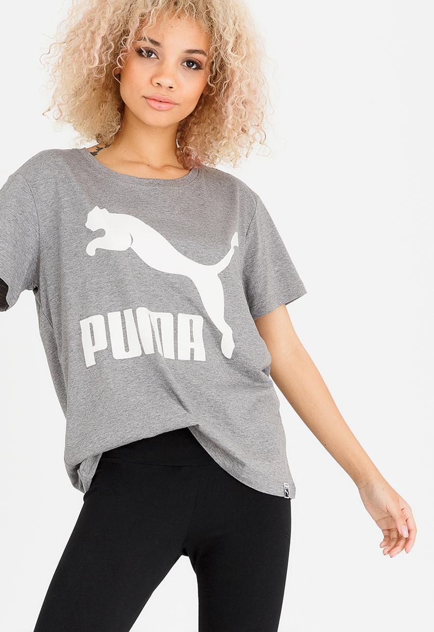 PUMA - Archive Logo Tee Grey