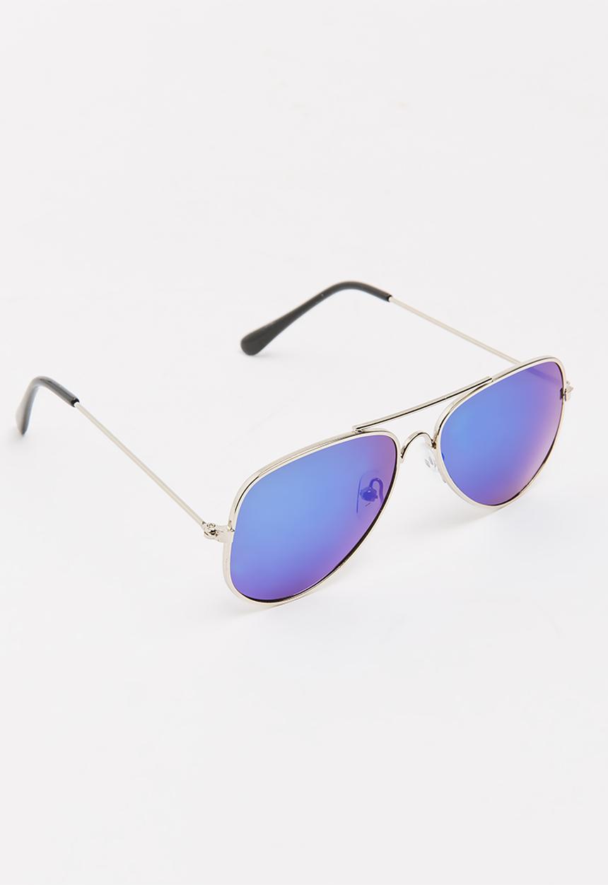 Pop Candy - Aviator Sunglasses Silver
