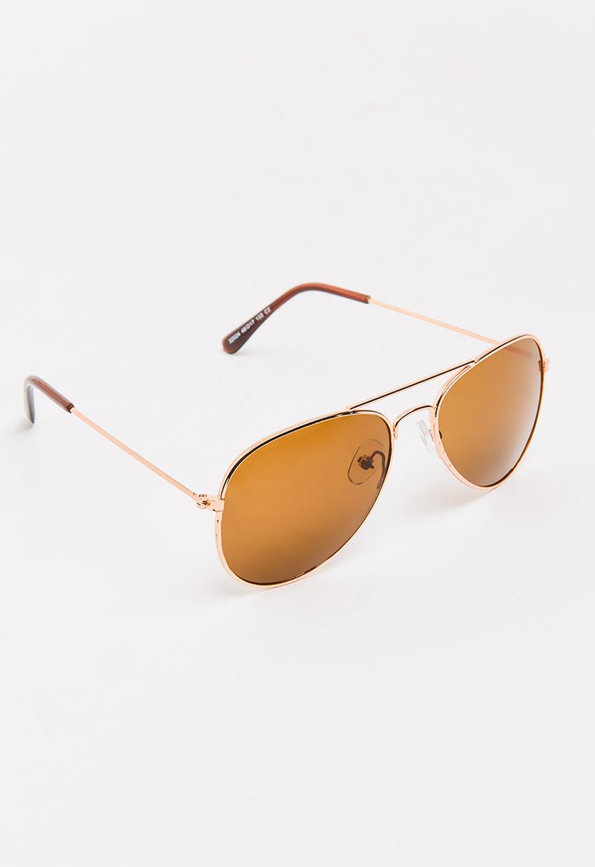 Pop Candy - Aviator Sunglasses Gold